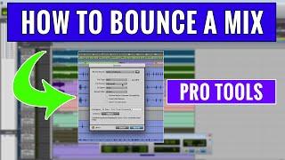 How to Bounce a Mixdown in Pro Tools -- OBEDIA.com Pro Tools Training