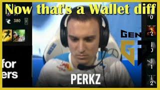 C9 Perkz trying to 1v9 against a 10k Gold Lead