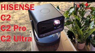 Big step forward from Hisense, Tri-laser smart projectors with optical zoom.| C2, C2 Pro, C2 Ultra