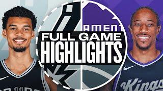 SPURS at KINGS | FULL GAME HIGHLIGHTS | December 1, 2024