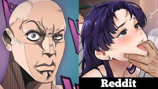 Anime vs reddit (Rock Reaction Man)