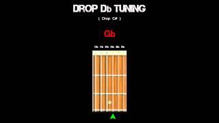 Guitar Tuning - Drop Db (C#)