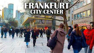 Frankfurt Germany City Tour 2025  Frankfurt City Centre in Stunning 4K HDR 60FPS