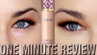 Tarte Cosmetics SHAPE TAPE Concealer-ONE MINUTE REVIEW! | Beauty Banter