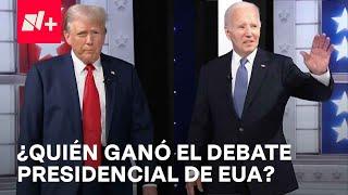 ¿Quién ganó? Así fue el debate presidencial entre Joe Biden y Donald Trump - En Punto