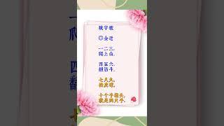 日有所诵 《数字歌》@KidLoveReading #儿童诵读 #儿歌童谣 #阅读