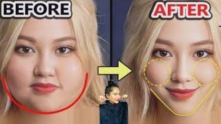 ️ Daily Face yoga for face fat,Get slim sexy Face ‍️in 30days,slim face,face,cheeks sculpted#yoga