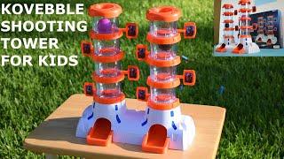 Kovebble Shooting Tower Dart Shooting Game For Kids