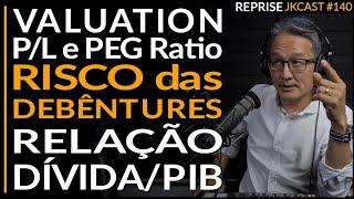 Valuation, P/L e PEG Ratio, Debêntures e Risco, Relação Dívida/PIB - JKCast #140