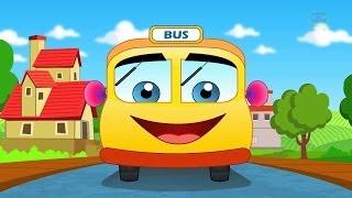 Wheel On The Bus Go Round And Round | Nursery Rhyme And Kids Songs