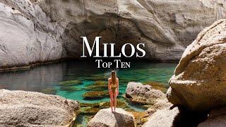 Top 10 Places To Visit in Milos - Greece Travel Guide