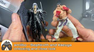 [amiibo] Sephiroth and Kazuya - unboxing
