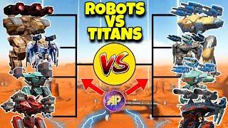  ALL ROBOTS VS TITANS ABILITIES COMPARISON! || WAR ROBOTS WR ||