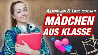 MÄDCHEN aus KLASSE / SCHULE ansprechen & Liebe gestehen  WIE? | ChrissKiss #hilfmir