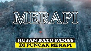 DRONE POWDERED BY FLOWING LAVA RAIN - MOUNT MERAPI TODAY