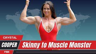 Skinny to Muscle Monster: FBB Bodybuilder Crystal Cooper's Incredible Transformation