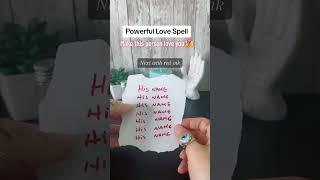 Powerful Love Spell | Make this person love you