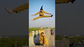 Baap re  kisne kuch notice kiya #viralvideos #somyagymnast #ytshorts #stuntwork #stunt