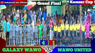 Grand Final sepak bola mini U12 !! GALAXY A WAWO VS WAWO UNITED || Kamsar Cup I 2023