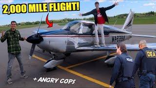 2000 Mile Flight In Our Cherokee 235! (Busted By The COPS & DEA)