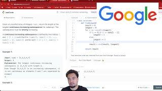 Senior Software Engineer Takes on a Google Coding Interview!