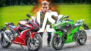 HONDA CBR500R VS KAWASAKI NINJA 400 2023 MOTORRAD TEST