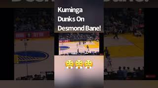 Kuminga Throws Down Monster Poster Dunk On Desmond Bane! #shorts #nba #basketball #posterdunk #dunk