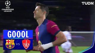 ¡PENAL Y GOL! Lewan no perdona | Barcelona 1-0 Stade Brestois | UEFA Champions League 24/25 | TUDN