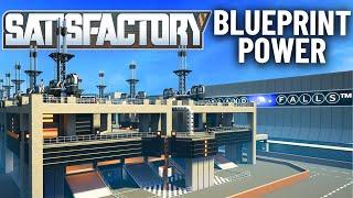 | SATISFACTORY | Building An EPIC Fuel Generator Plant With Blueprints!