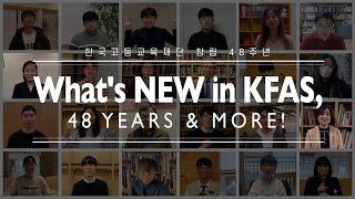 What's New in KFAS - 48 years & more!