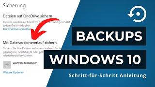 Backups in Windows 10: 3 Methoden