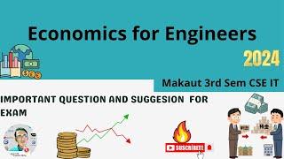 Economics for Engineers Suggestion for ExamMakaut #makaut #physics #exam #2024 #job #btech #aicte