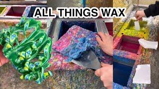 ALL THINGS WAX | oddly satisfying asmr!!