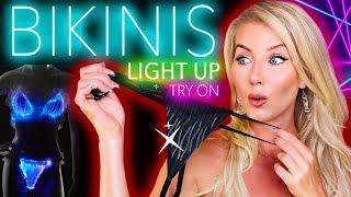 LIGHT-UP BIKINIS? WOW! | Try-On Haul w/ Kat Wonders