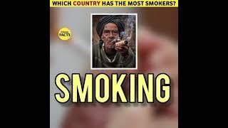 Which Country Has The Most Smokers ? #shorts #ytshorts #viral