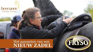 ZADELPASSEN voor een NIEUW zadel met FRYSO  – specialist in zadels voor Friese paarden