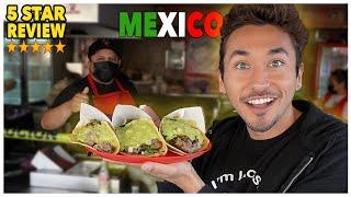 Eating at The Best Reviewed STREET Taco Stand In Mexico... (5 STARS)