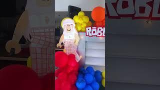 Roblox theme birthday backdrop #basic #partydecorationideas #birthdaypartydecorationideas