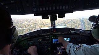 DC-3 turboprop cockpit view