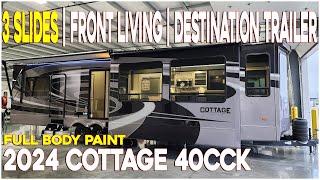 Luxury Destination Trailer 2024 Cottage 40CCK by Forestriver RVs at Couchs RV Nation a RV Wholesaler