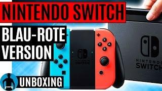 Nintendo Switch Unboxing deutsch (Neon-Blau/Neon-Rot)