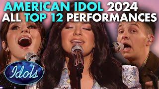 ALL AMERICAN IDOL TOP 12 PERFORMANCES 2024 | Idols Global