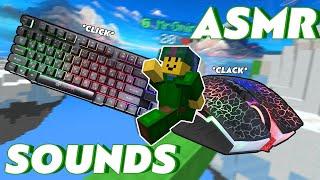 Keyboard + Mouse Sounds ASMR | Hypixel Bedwars | 180 FPS