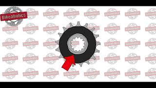 Types of front sprocket - Motorbikes - Animation - Self-Cleaning - Rubber Cushed - Buying Guide