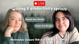 WRITE WITH US  Live Writing/Productivity Sprints ft. @taylorannwright