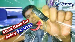 One Solution For All PC Problems  | Ventoy Pendrive Creation | Full Tutorial (हिंदी)