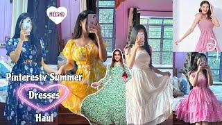 Meesho Summer Dresses haul||*All under ₹400*|| short Dress/knee length/maxi dress||Dress Haul