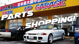 UP GARAGE SHOPPING DAY FOR THE EVO!