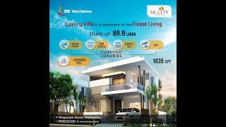 SB CITY Kakinada Plots & Villas @ Apartment Price - Contact +91 8367228989