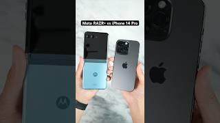 Motorola RAZR+ vs iPhone 14 Pro Camera Comparison